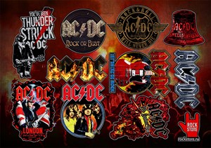 Стикерпак (Набор наклеек) ACDC#2 Стикерпак (Набор наклеек) ACDC#2
